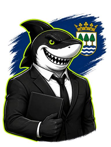 Mascota Oposhark de Administrativo/a — Diputación Foral de Gipuzkoa