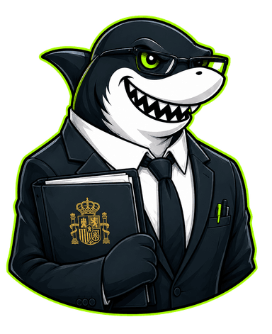 Mascota Oposhark de Administrativo del Estado